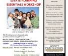 Estate Planning Workshops Summer 2012